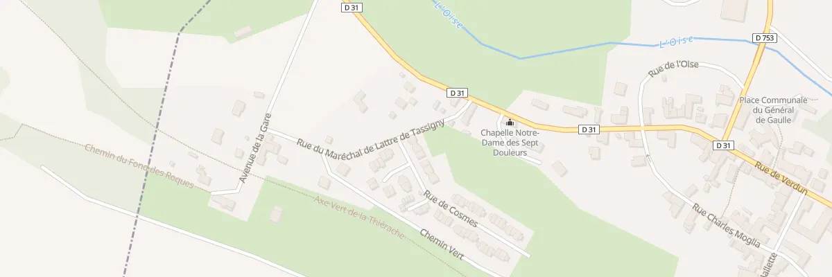 Plan du 1 Rue de Cosmes à Neuve-Maison