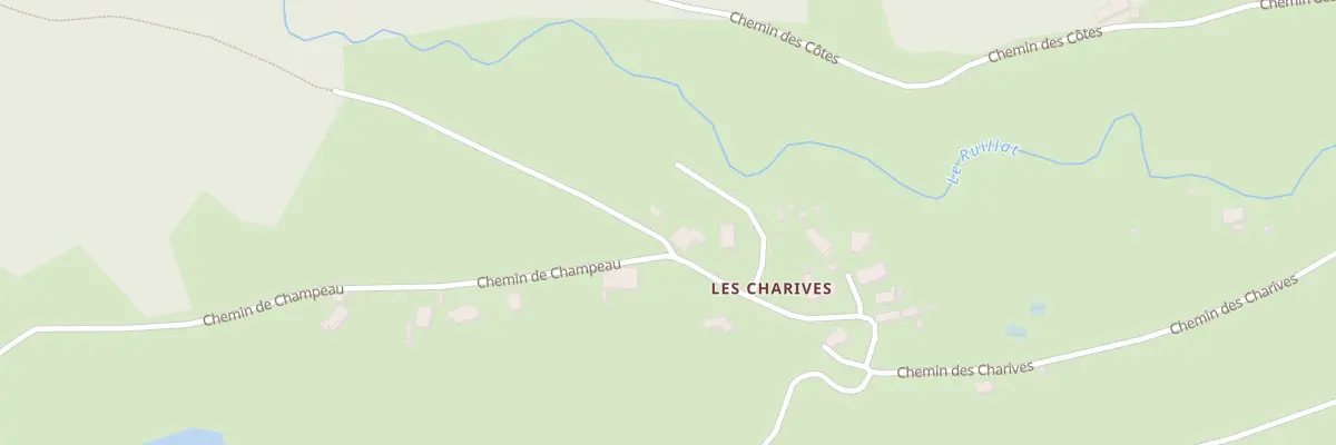 Plan du 1496 Che des Charives à Champdieu
