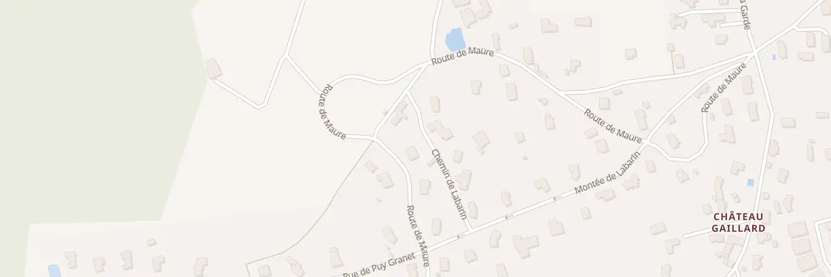 Plan du 971 Rte de Maure à Marcilly-le-Châtel