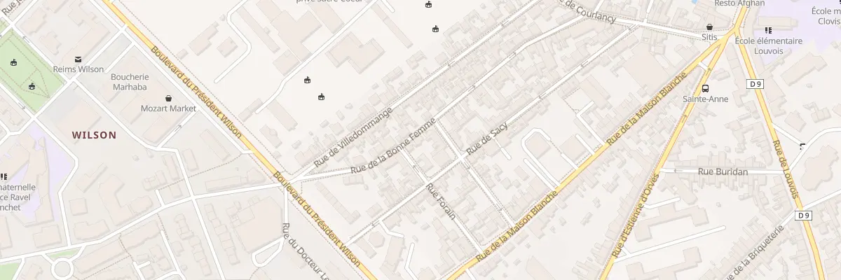 Plan du 73 Rue de la Bonne Femme à Reims