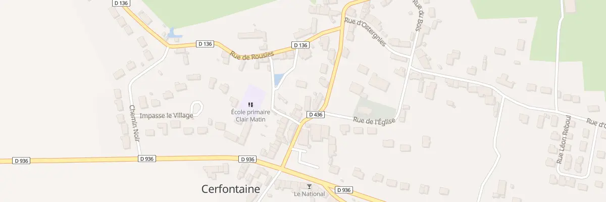 Plan du 85 Rue de Recquignies à Cerfontaine
