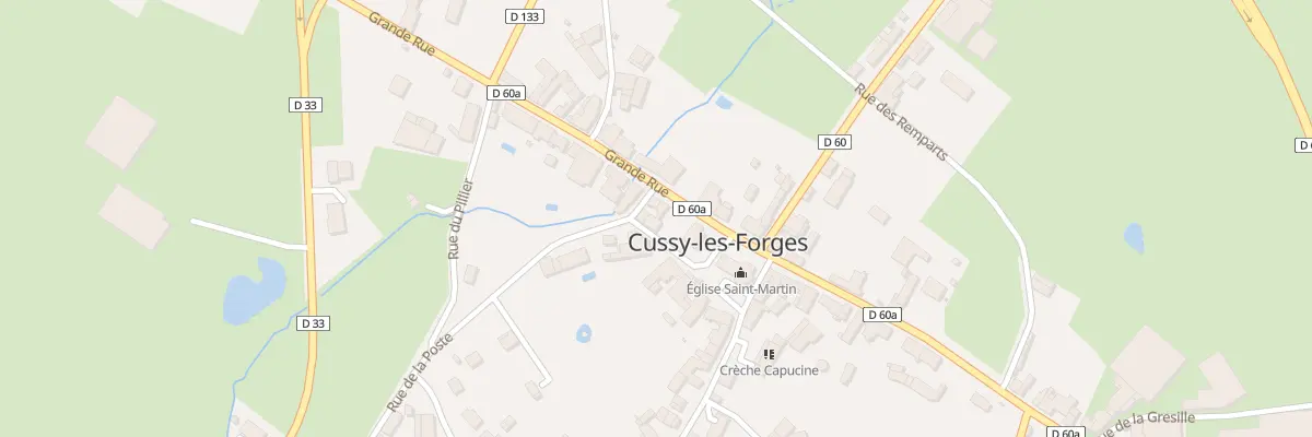 Plan du 46 Gr Grande Rue à Cussy-les-Forges