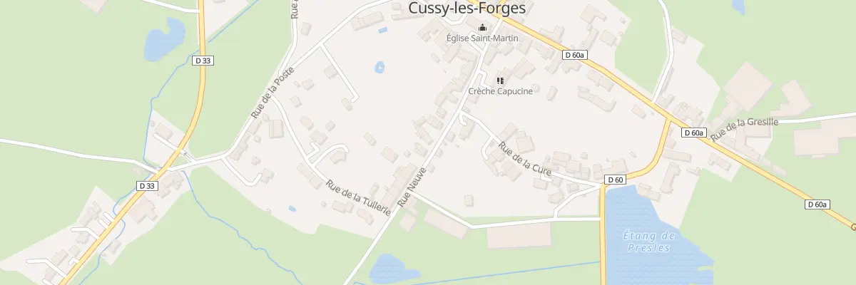 Plan du 10C Rue Neuve à Cussy-les-Forges
