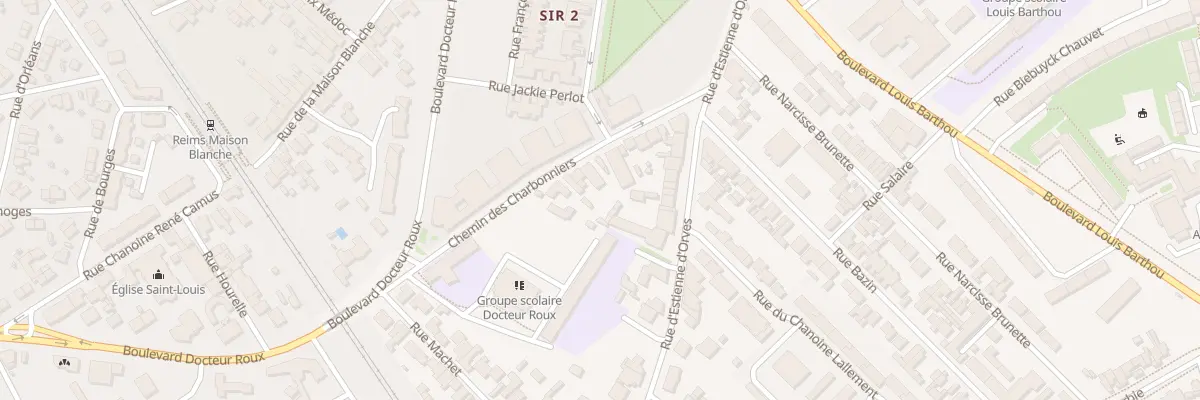 Plan du 21 Che des Charbonniers à Reims