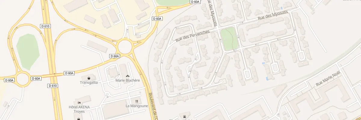 Plan du 9 Rue des Glaieuls à La Chapelle-Saint-Luc