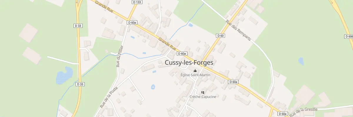 Plan du 48 Gr Grande Rue à Cussy-les-Forges