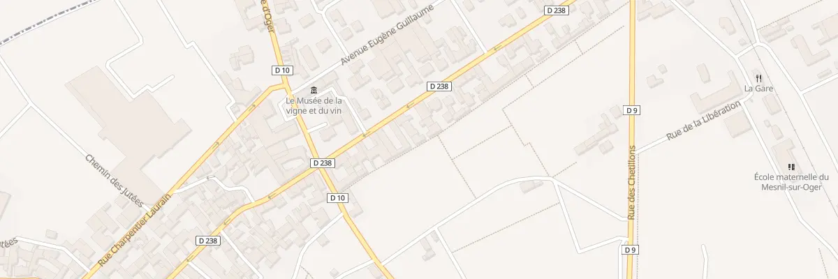 Plan du 10B Av de la République au Mesnil-sur-Oger