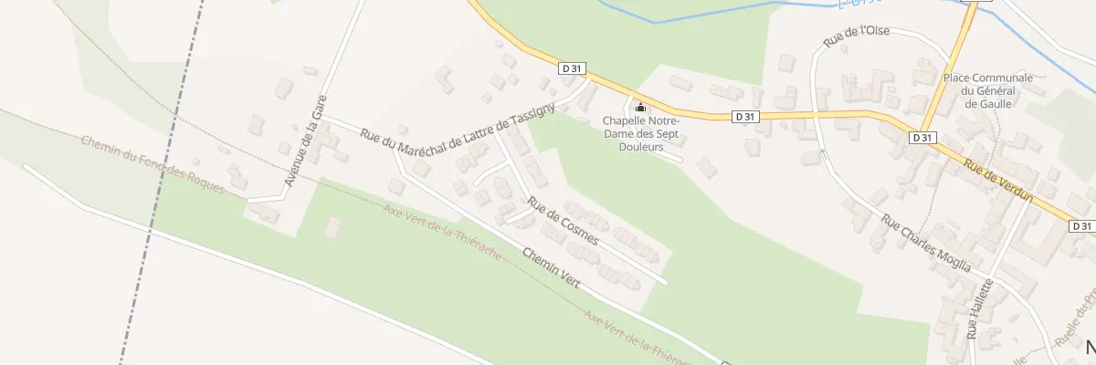 Plan du 9B Rue de Cosmes à Neuve-Maison