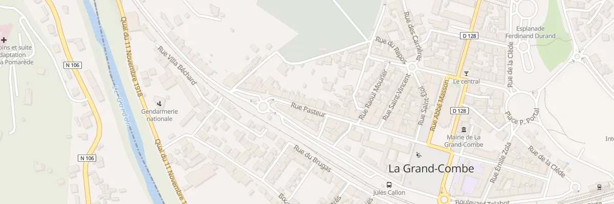 Plan du 26 Rue Pasteur à La Grand-Combe