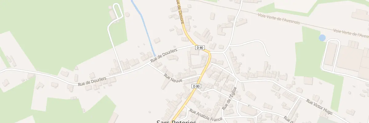 Plan du 5 Rue de Dourlers à Sars-Poteries