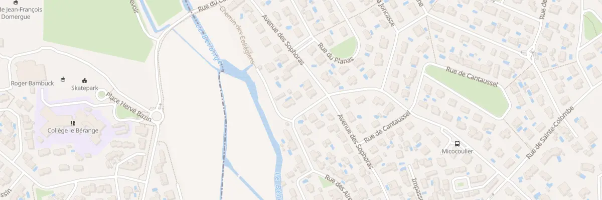 Plan du 523 Rue des Aires à Saint-Brès