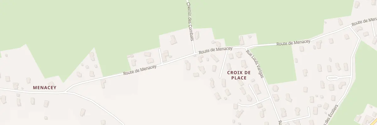 Plan du 753 Rte de Menacey à Pralong