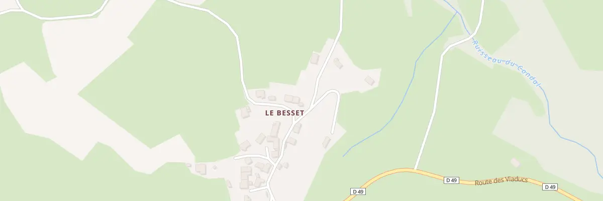 Plan du 180 Rte de la Plaine à Laussonne