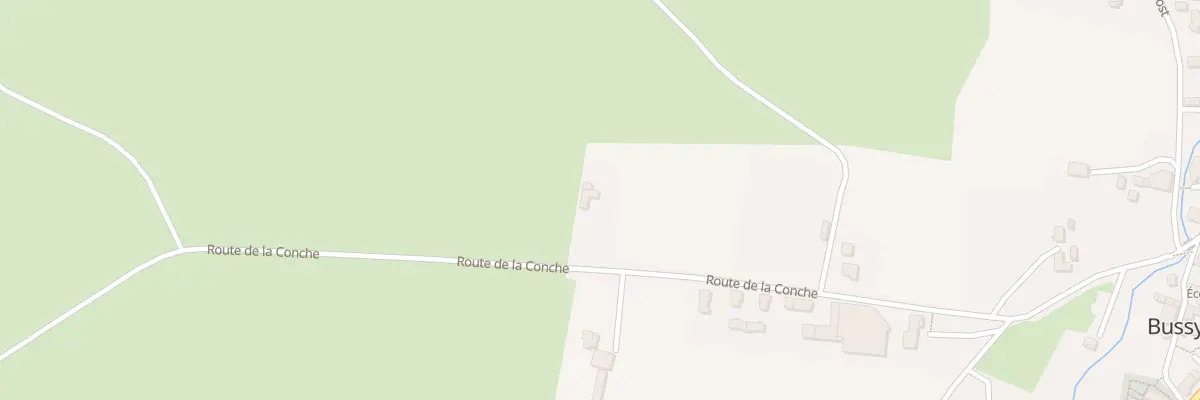 Plan du 364 Rte de la Conche à Bussy-Albieux
