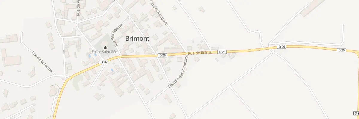 Plan du 16 Rue de Reims à Brimont