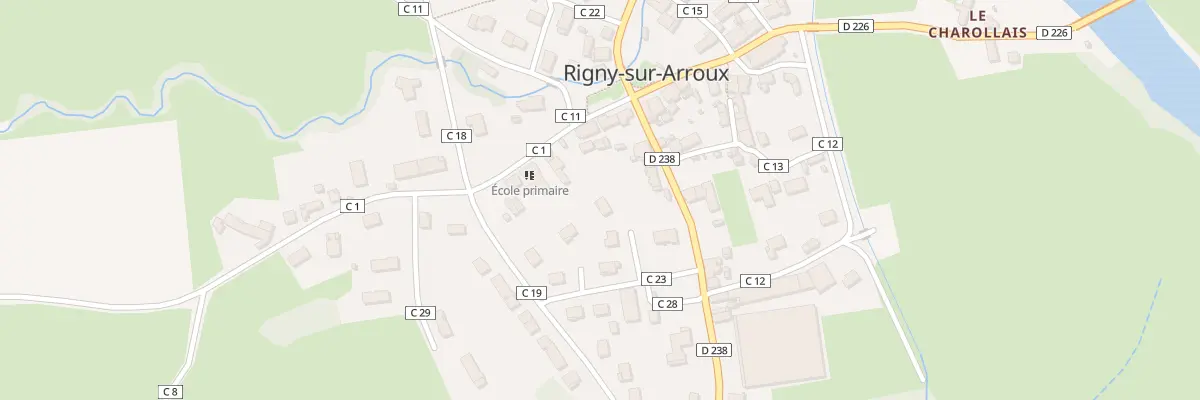 Plan du 8 Rue du Pigeonnier à Rigny-sur-Arroux