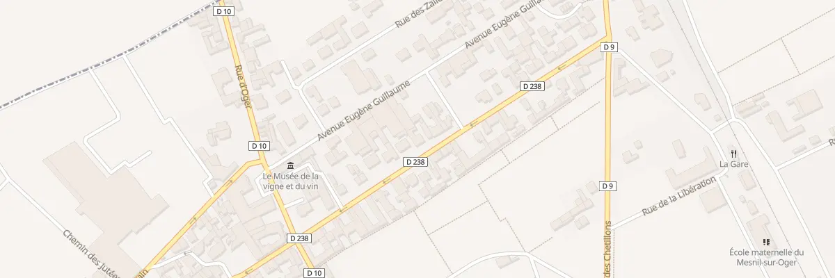 Plan du 17 Av de la République au Mesnil-sur-Oger