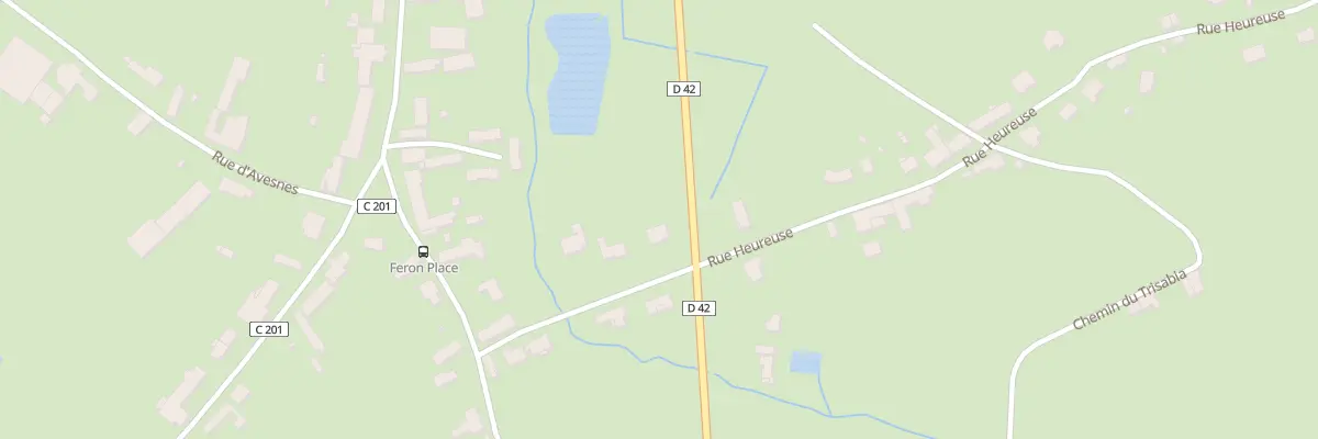 Plan du 5 Rue Heureuse à Féron