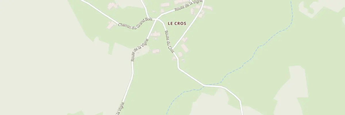 Plan du 400 Rte du Cros à Merle-Leignec
