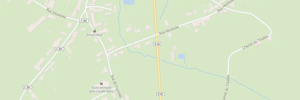Plan du 10 Rue Heureuse à Féron