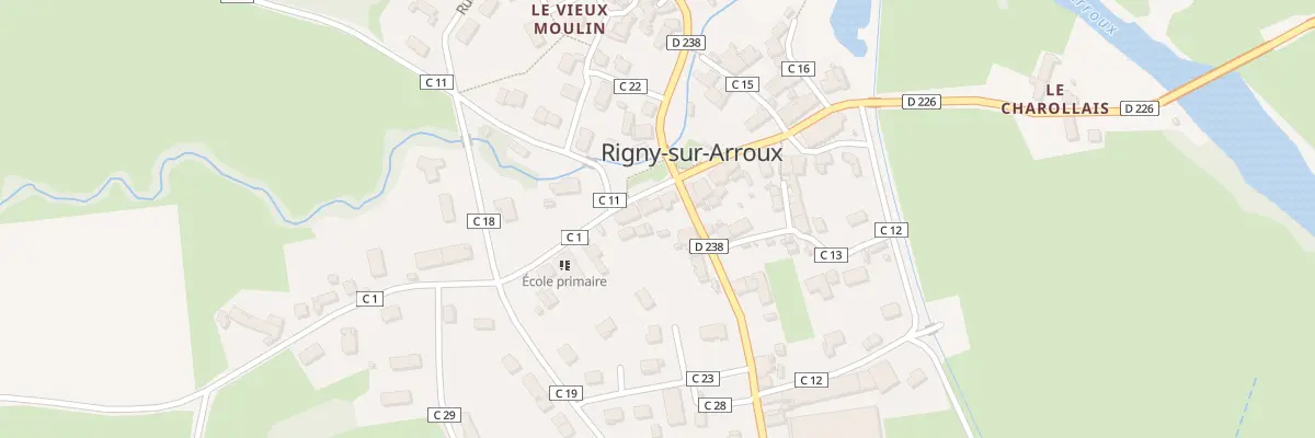 Plan du 3 Pl des Marronniers à Rigny-sur-Arroux