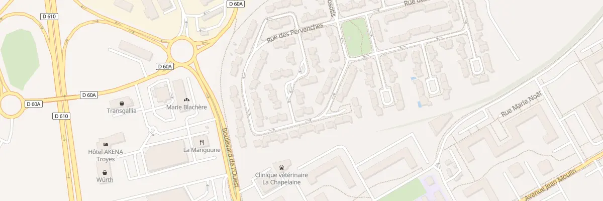 Plan du 2 Rue des Glaieuls à La Chapelle-Saint-Luc