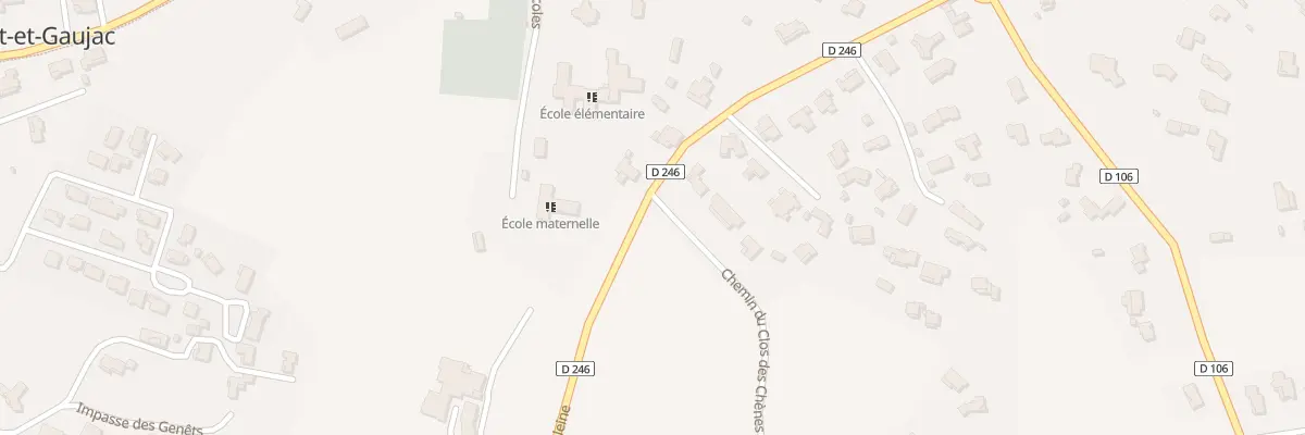 Plan de La Sardounarie à Boisset-et-Gaujac