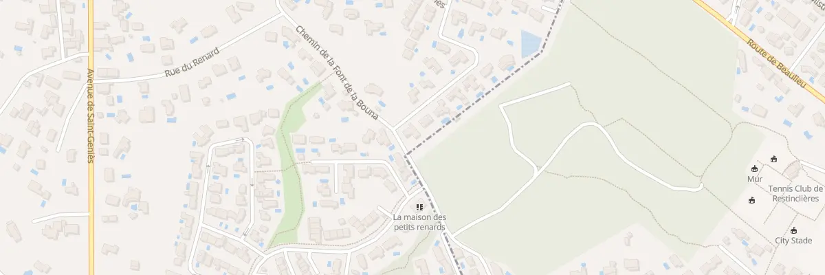 Plan du 2 Rue des Chênes à Beaulieu
