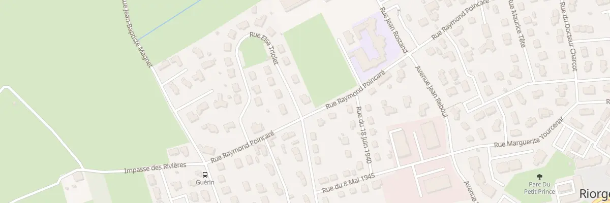 Plan du 802 Rue Raymond Poincaré à Riorges