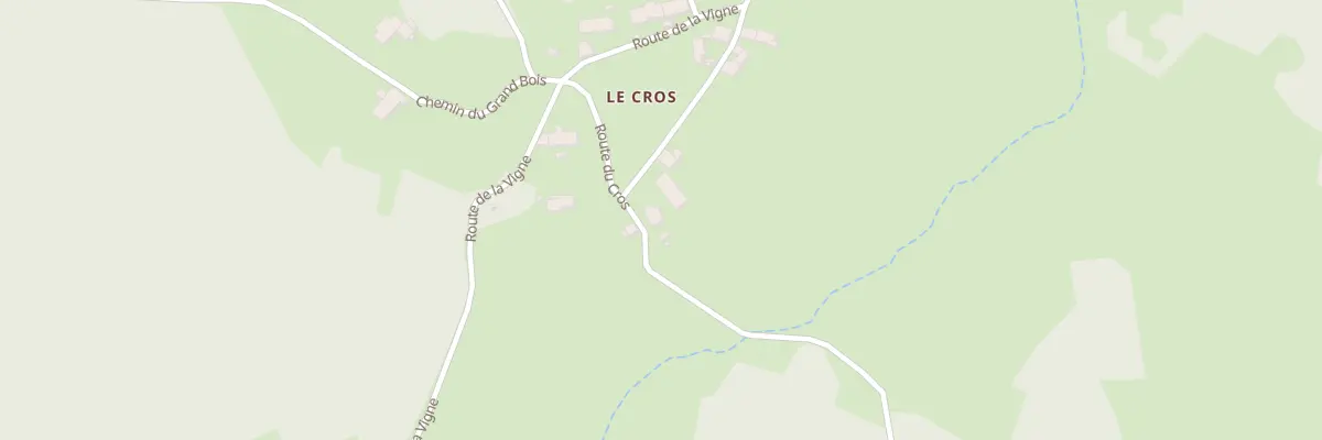 Plan du 399 Rte du Cros à Merle-Leignec