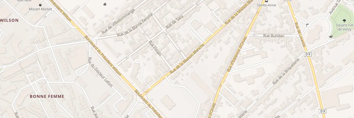 Plan du 66 Rue de la Maison Blanche à Reims