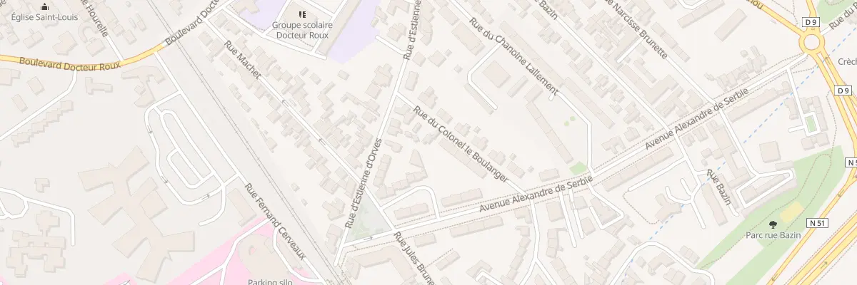 Plan du 4 Rue du Cl Le Boulanger à Reims
