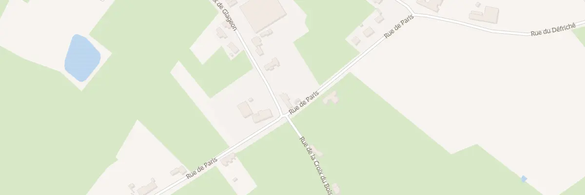 Plan du 77 Rue Croix de Glageon à Sains-du-Nord