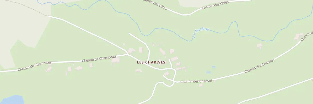 Plan du 1404 Che des Charives à Champdieu