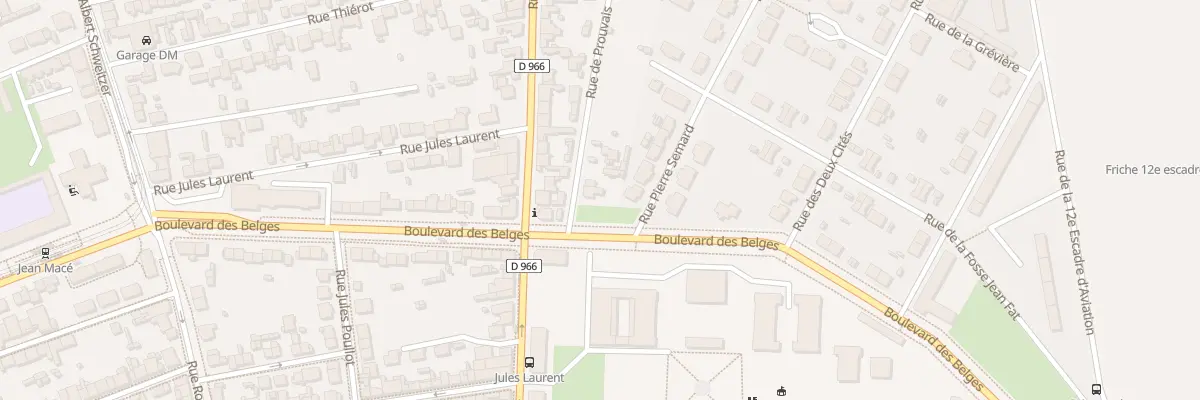 Plan du 2 Rue de Prouvais à Reims