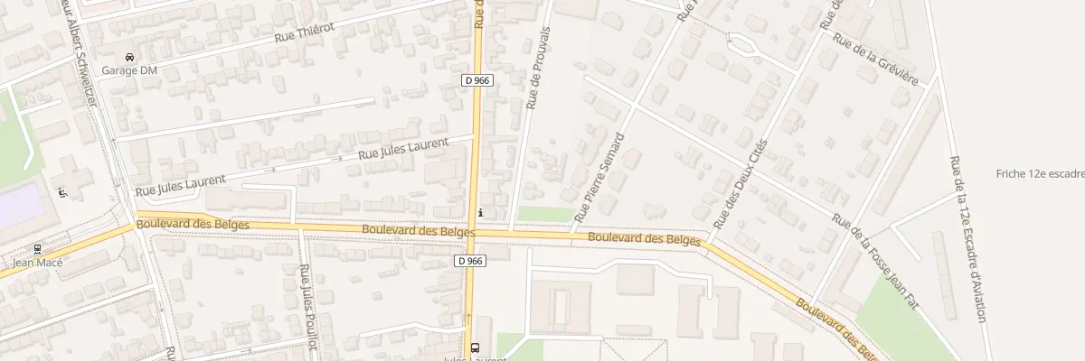 Plan du 6 Rue de Prouvais à Reims