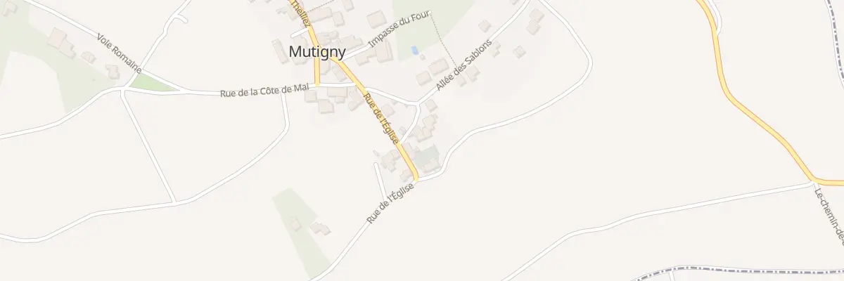 Plan du 2 All des Sablons à Mutigny