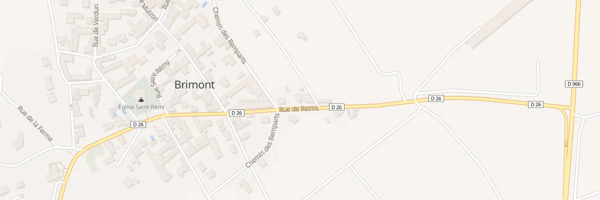 Plan du 19 Rue de Reims à Brimont