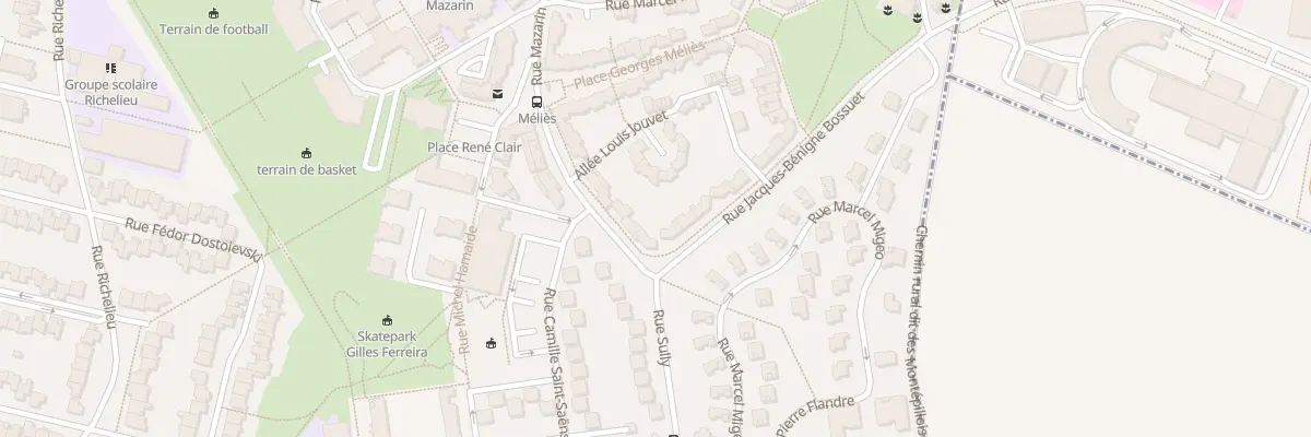 Plan du 1 Rue Jacques Bénigne Bossuet à Reims