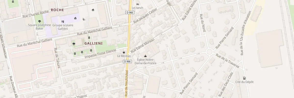 Plan du 12 Rue Edmé Moreau à Reims