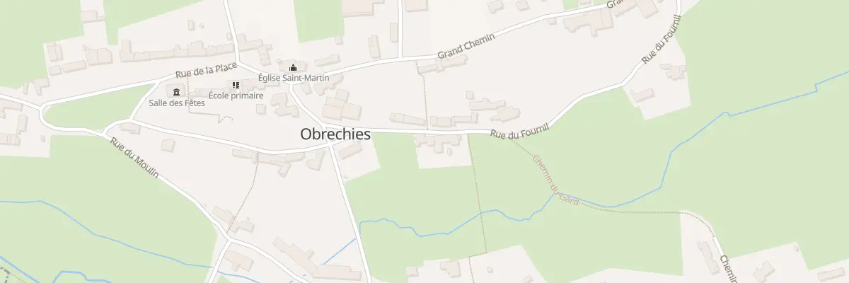 Plan du 112 Rue du Fournil à Obrechies