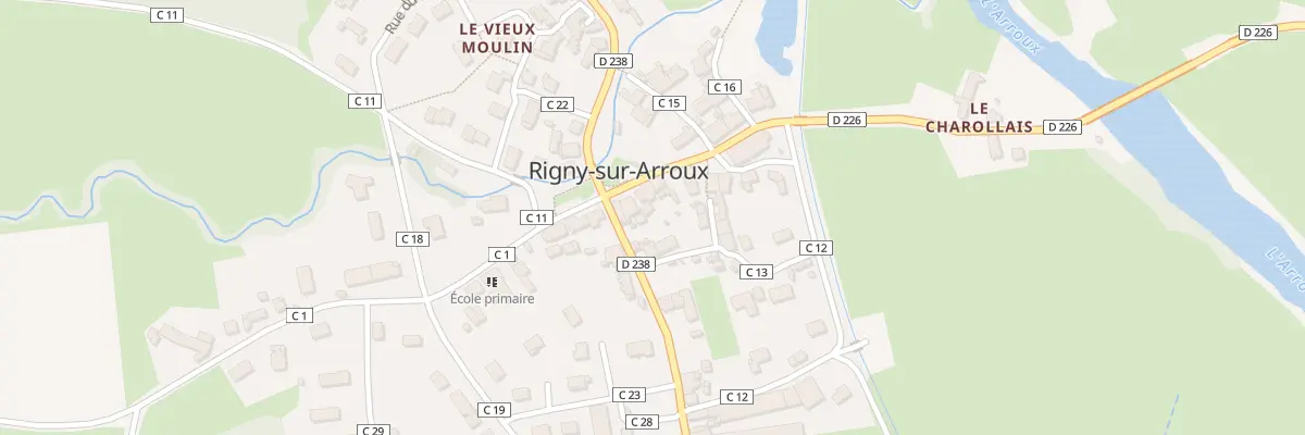 Plan du 4 Pl de la Poste à Rigny-sur-Arroux
