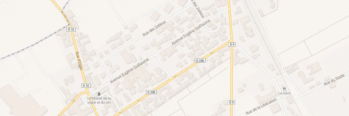 Plan du 25 Av de la République au Mesnil-sur-Oger