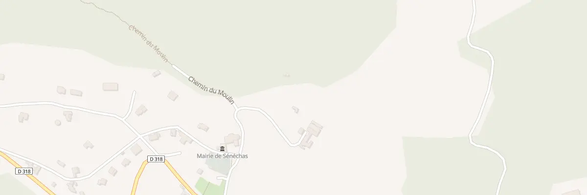 Plan du 5199 Nord du Village à Sénéchas