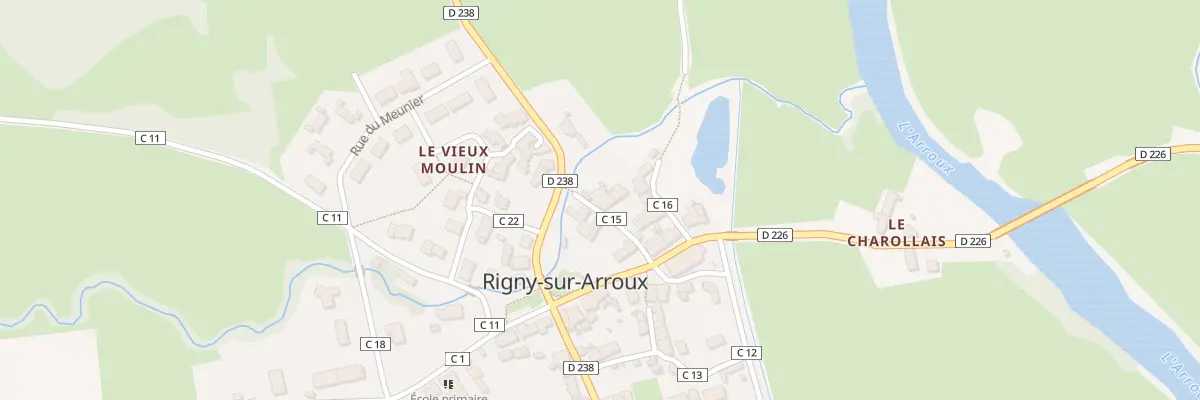 Plan du 4 Rue du Menuisier à Rigny-sur-Arroux