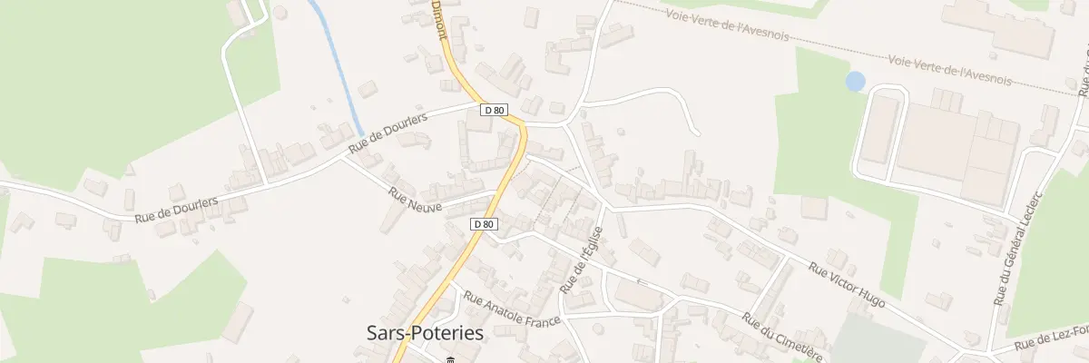 Plan du 2 Pl du Vieux Marché à Sars-Poteries