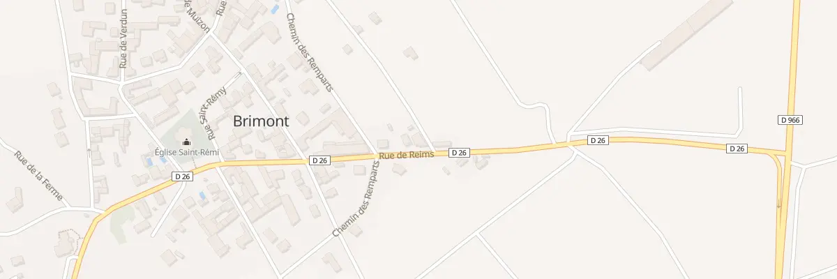 Plan du 21 Rue de Reims à Brimont