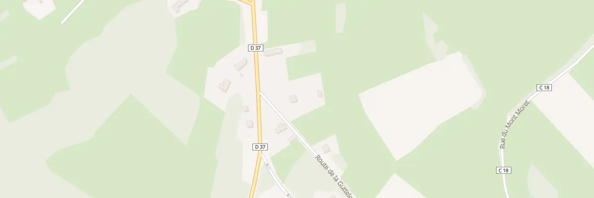 Plan du 1 Rte de la Gutteleau à Planchez