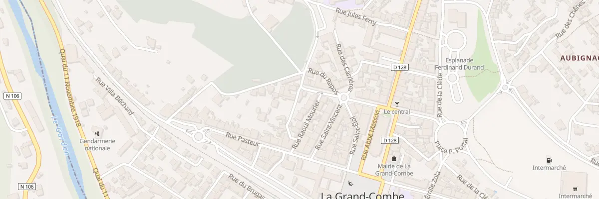 Plan du 15 Rue Sainte Barbe à La Grand-Combe