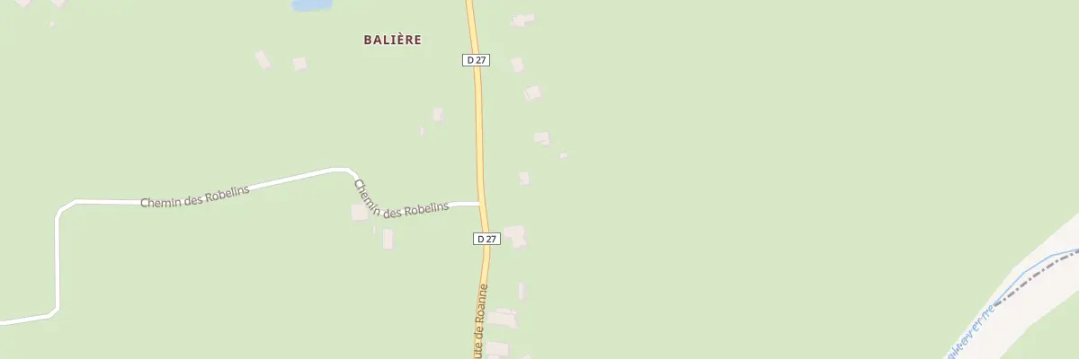 Plan du 2521 Rte de Roanne à Noailly